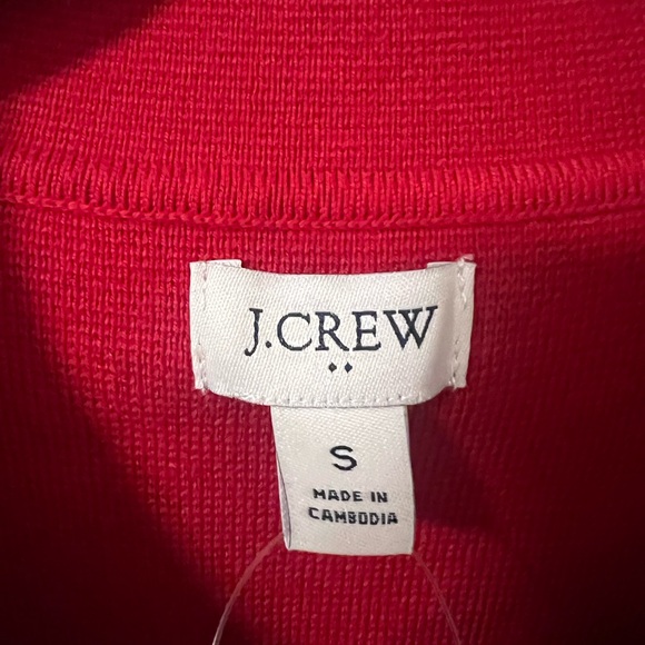 J. Crew Red Lady Jacket / Sweater - Picture 2 of 2